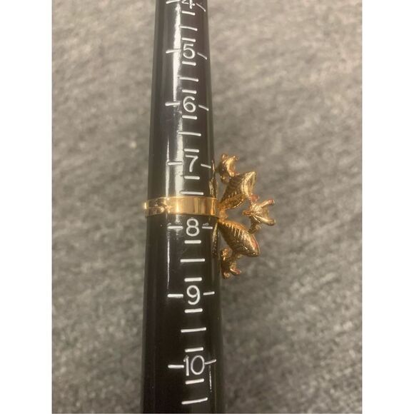 Adjustable Flower Statement Ring - Picture 3 of 5